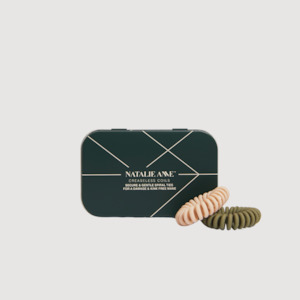 Hair Styling Accessories: Natalie Anne Creaseless Coils (5 matte coils)