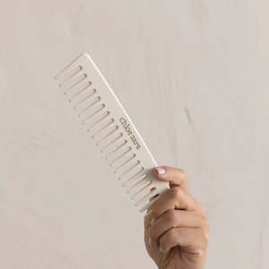 Hair Styling Brushes Combs: Chloe Zara Everyday Comb - Bone