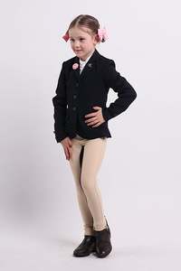 Performa Ride Tights Summer: Youth Vanilla Two Tone Show Tights