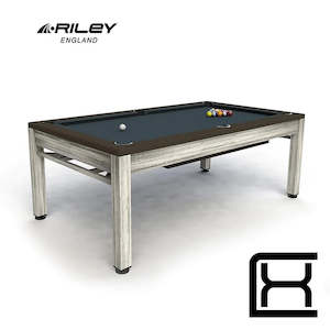 Riley Neptune Outdoor Diner - Brushed Grey & Brown