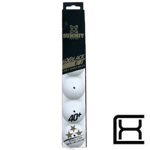 Table Tennis Accessories: Summit 3 Star Table Tennis Balls - 6 Pack