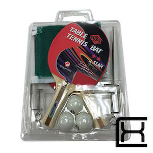 Table Tennis Accessories: Victory Bat & Net Set