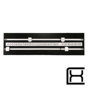 Scoreboard Black Chrome Black Stain