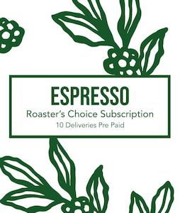 Products: Roaster's Choice Espresso Subscription