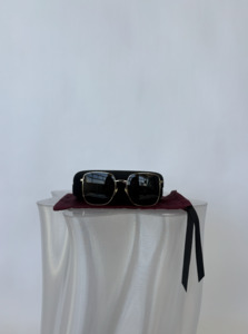 Gucci GG0802S Gold Rectangle Sunglasses