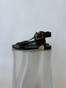 100 300: Chloé “Rebecca” Leather Sandals