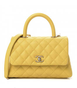 CHANEL Mini Coco Handle - Yellow #25