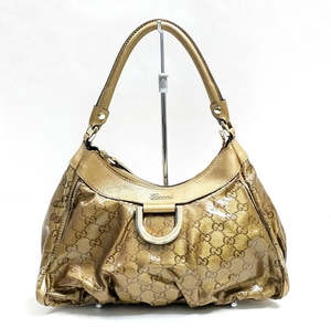 Gucci Gold D-Ring Scrunch Bag