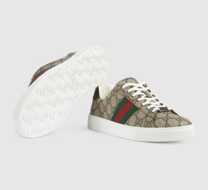 500 999: Gucci GG ace supreme canvas sneakers
