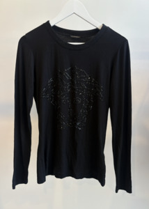 Versace Black Long Sleeve T-shirt