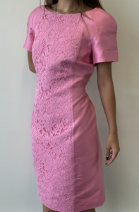 Valentino Pink Silk Dress