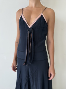 Prada: Prada - navy/pink dress