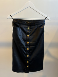 100 300: Versace Black Skirt