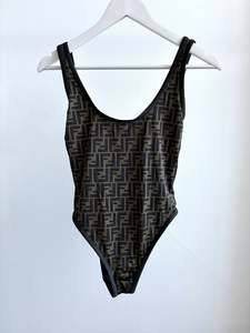 500 999: Fendi Zucca One-Piece Swimsuit