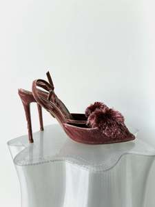 Aquazzura Powder Puff Slingbacks