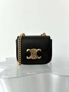 2000 2999: Celine Mini Claude Chain Bag in Calfskin - FULL SET