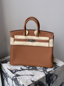 Everyday Exchange: Hermès Birkin 25 – Gold Togo Leather with Palladium Hardware