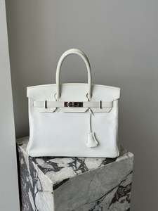 Hermès Blanc Epsom Birkin 30 PHW
