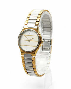Yves Saint Laurent Bi-Tone Horizon Line Watch