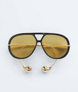 Bottega Veneta Drop Aviator Sunglasses