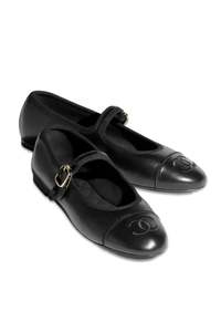 Chanel Mary Jane flats in Lambskin - FULL SET