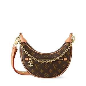 2000 2999: Louis Vuitton Loop Monogram Canvas Shoulder & Crossbody Bag M81098