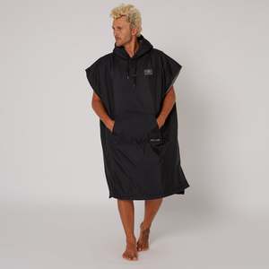 10 Off Welcome 10: O&E Perfect Storm Poncho - Black