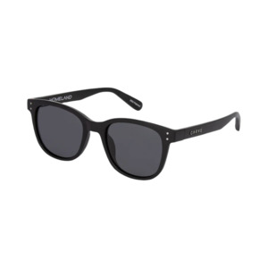 Carve Sunglasses: Carve Homeland Matte Black Polarized