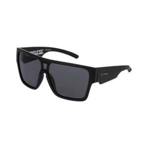 Carve Sunglasses: Carve Limitless Matte Black Polarized