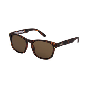 Carve Sunglasses: Carve Bohemia Matte Tortoise Polarized