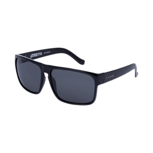 Carve Sunglasses: Carve Vendetta Gloss Black Polarized Grey