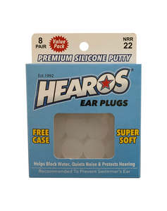 Hearos Multi-use Silicone Ear Plugs - 8 Pairs