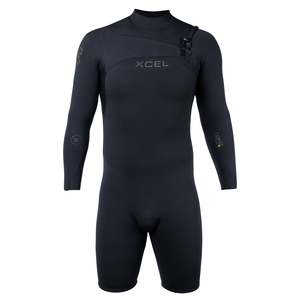 Latest Wetsuits: Xcel Comp + 2mm L/S Springsuit - Black
