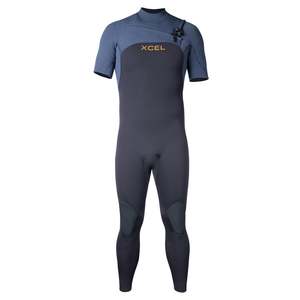 Xcel Comp + 2mm S/S Fullsuit - Black/Blue Nights