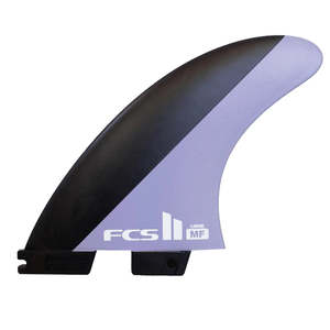 Latest Hardware: FCSII Mick Fanning PC Tri Fin - Char/Lavender