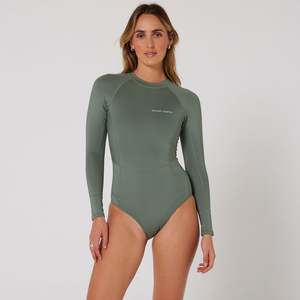 Tops Vests Ladies: O&E Ladies Oceana L/S BZ Surf Suit