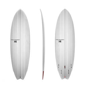 Thunderbolt Surfboards: Harley Ingleby HIBT 3+3 Thunderbolt Red