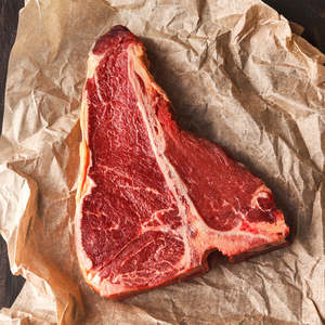 Beef: Dry Aged Beef T. Bone Steak