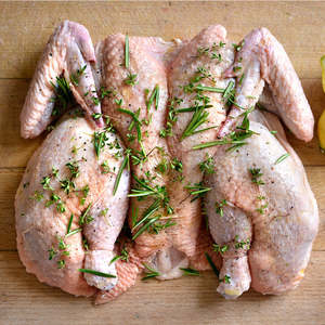 Chicken: Free Range Chicken Spatchcock - Size 18, 1.5 – 1.7kg per pack