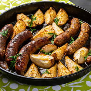 Gourmet Sausages: Pork Chipolata Sausages GF