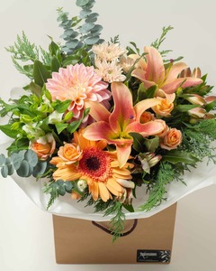 Products: Orange Flower Box Hamilton Cambridge Florist
