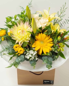 Yellow Flower Box Hamilton Cambridge Florist Expressions