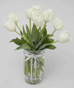Products: Tulips in Vase Hamilton Cambridge Florist