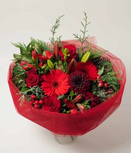 Flower Posy Red Hamilton Cambridge Florist