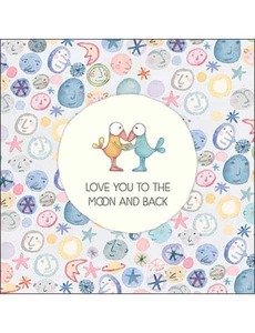 Twigseed Greeting Cards Love to Moon and Back Expressions
