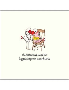 Products: Twigseed Greeting Cards Baby - Littlest Feet Expressions