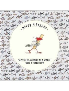 Twigseed Greeting Cards Happy Birthday - French Fry (Grey) Expressions