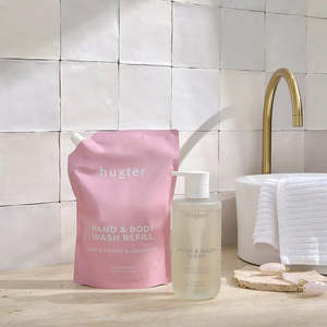 Huxter Hand & Body Wash Refill Pouches - White Peony & Cashmere - 1L