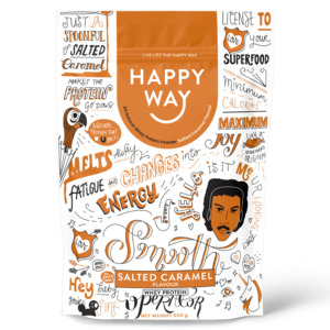 Happy Way: Happy Way Whey Protein Powder Salted Caramel 500g