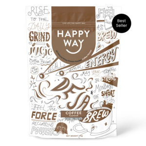 Happy Way Whey Protein Powder Coffee 500g